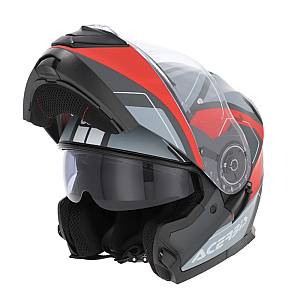 Κράνος Acerbis Serel SV ECE22.06 25201.295 γκρι/κόκκινο