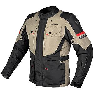 Nordcode Μπουφάν Μηχανής Dust EN 17092 O versizeΑνδρικό Χειμερινό μαύρο/άμμου