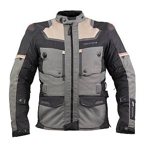 Nordcode Μπουφάν Μηχανής Adventure Evo 24 EN 17092 Ανδρικό 4 εποχών Γκρι Λαδι+ Αμμου OVERSIZE