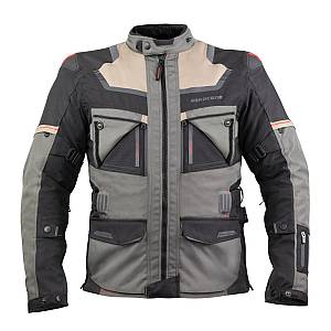 Nordcode Μπουφάν Μηχανής Adventure Evo 24 EN 17092 Ανδρικό 4 εποχών Γκρι Λαδι+ Αμμου OVERSIZE