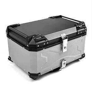 Βαλίτσα X-TYPE ALU BAGS 65 λίτρα ασημί με πιάστρα, εσωτερική επενδυση & μαλακή πλάτη