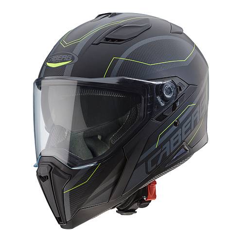 Κράνος Caberg Jackal Supra μαύρο-ανθρακί-fluo κίτρινο ματ