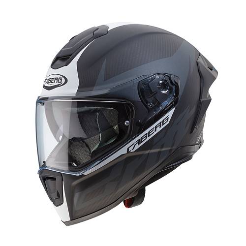 Κράνος Caberg Drift Evo Carbon ανθρακί-άσπρο ματ