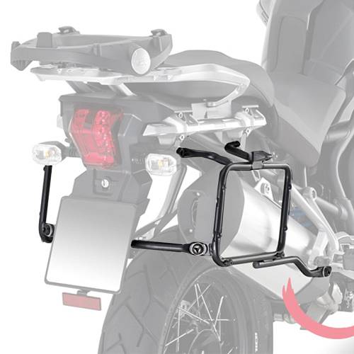 Πλαινές βάσεις PLR6408_Tiger Explorer '2016 Triumph Givi