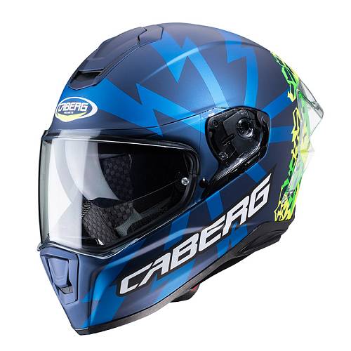 Κράνος Caberg Drift Evo Storm μπλε/fluo κίτρινο/fluo πράσινο ματ