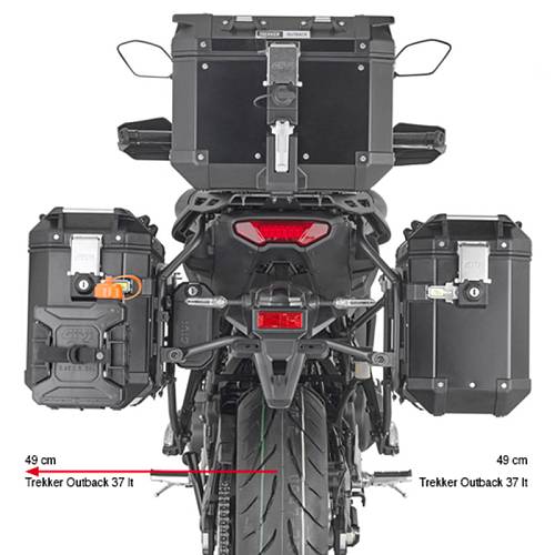 Βάσεις πλαϊνών βαλιτσών PLO2159CAM_TRACER 9 (21)  για ΟΒΚ Yamaha GIVI