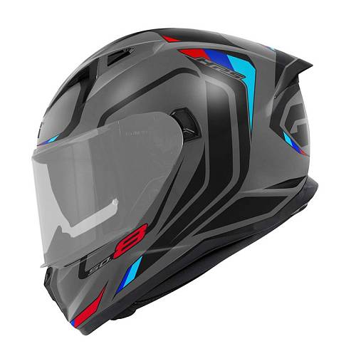 Κράνος Givi H50.8 Mach1 γκρι/μαύρο/κόκκινο (ECE 22.06)