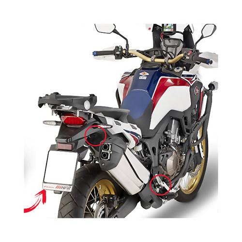 Βάσεις πλαϊνών βαλιτσών PLR1144_CRF1000L Honda Givi