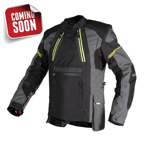 Nordcode Μπουφάν Μηχανής Safari Anthracite/Fluo Ανδρικό 4 εποχών