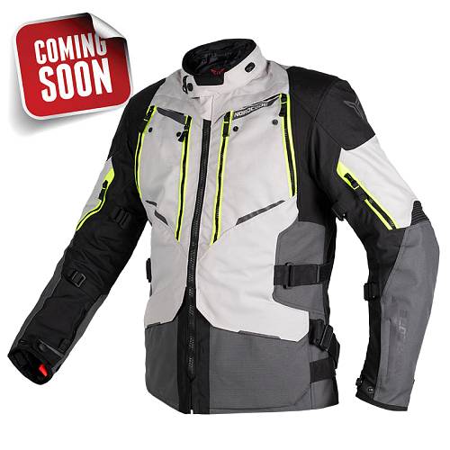 Nordcode Μπουφάν Μηχανής Odyssey Light Grey-Fluo Ανδρικό 4 εποχών