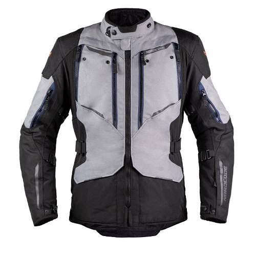 Nordcode Μπουφάν Μηχανής Odyssey Dark Grey-Black Ανδρικό 4-εποχών Oversize