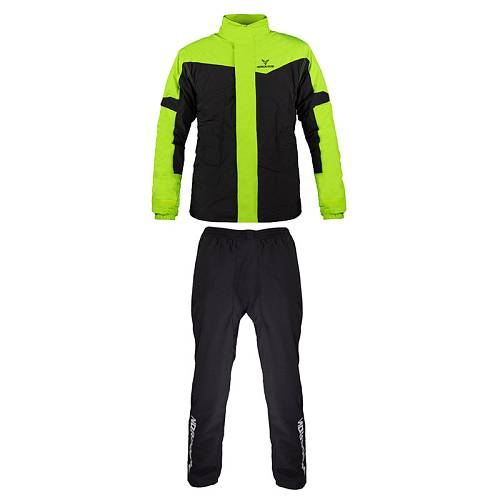 Αδιάβροχο & διαπνέον σετ10K Nordcode Rainsuit Wave Evo μαύρο/fluo