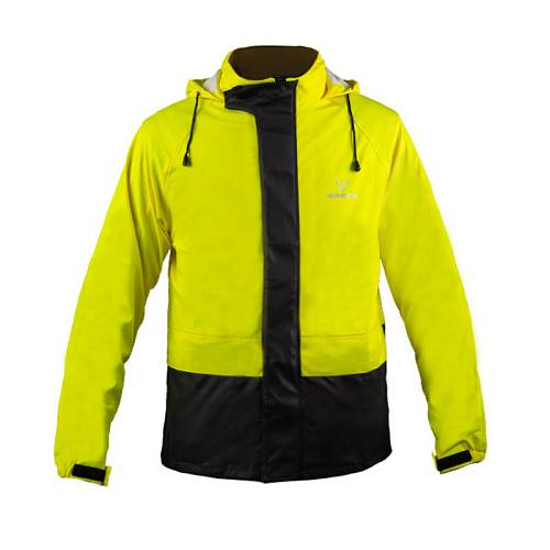 Αδιάβροχο & διαπνέον μπουφάν Nordcode Rain Jacket stretched μαύρο/fluo