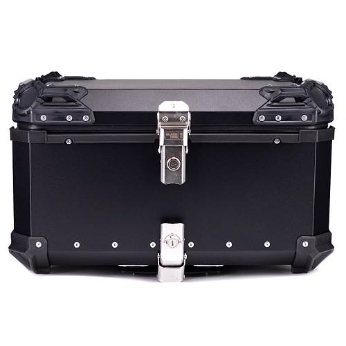 Βαλίτσα κεντρική BLACK ONE H65 ΑΛΟΥΜΙΝΙΟΥ 65lt μαύρη με πιάστρα και εσωτερική επένδυση
