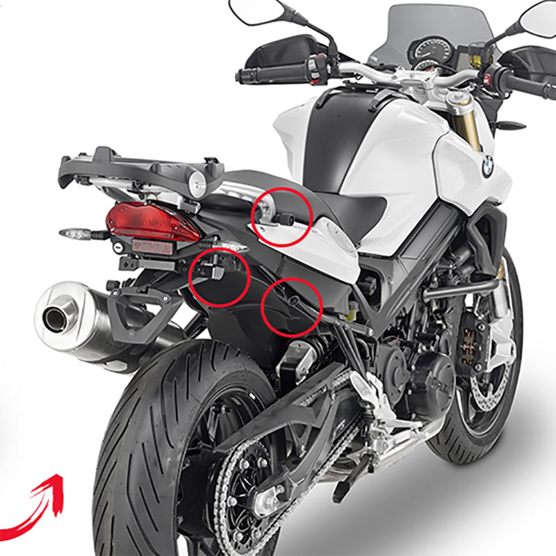 Βάσεις πλαϊνών βαλιτσών PLR5118_F800R Bmw Givi