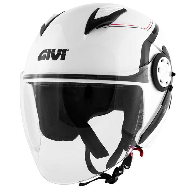 Κράνος  Givi H12.3 Stratos Λευκό-μαύρο gloss new