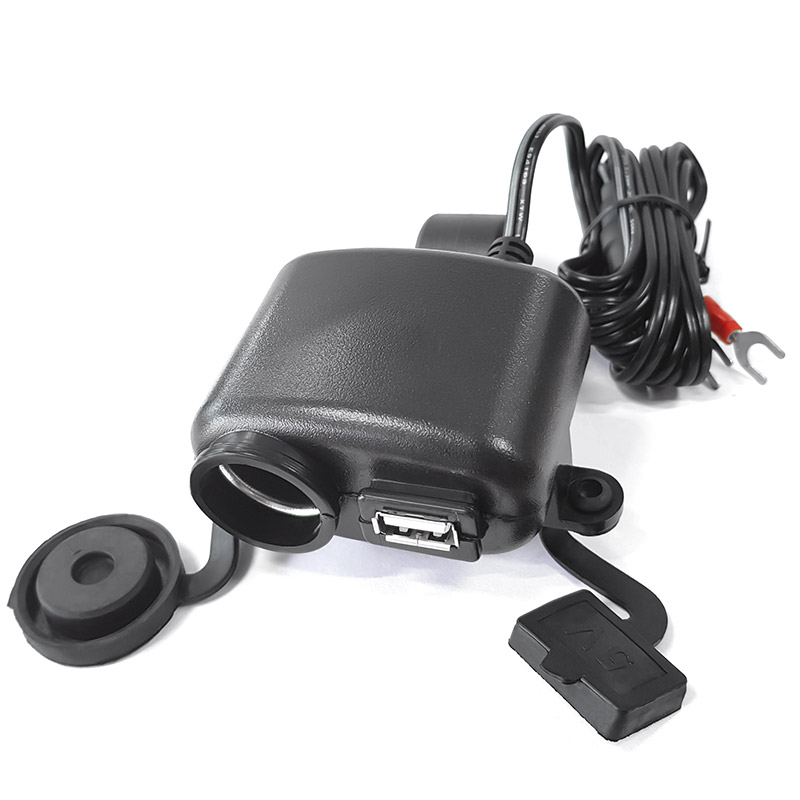 Διπλή παροχή USB + αναπτήρα Booster _ 180 3026