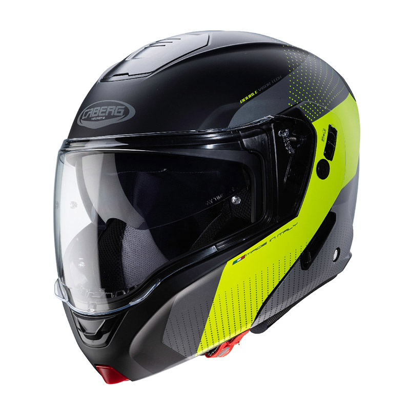Κράνος Caberg Horus μαύρο/fluo κίτρινο/ανθρακί ματ
