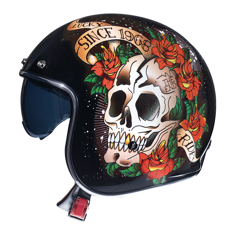 Κράνος MT Le Mans 2 SV Skull & Roses A1