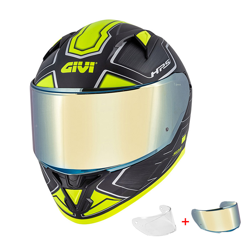 Κράνος Givi H50.6 Sport Deep τιτάνιο/κίτρινο
