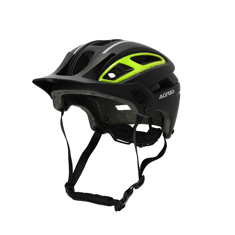 Κράνος Acerbis 24665.444 Double.P  μαύρο/fluo κίτρινο