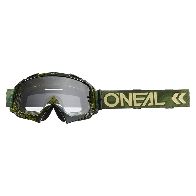 Μάσκα Oneal B-10 Camo V.22 military πράσινο-διάφανο