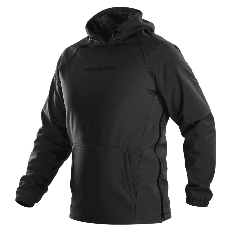 Nordcode Lynx Softshell Hoodie μαύρο KEVLAR REINFORCED