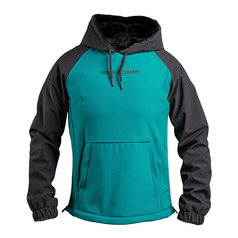 Nordcode Lynx Softshell Lady Hoodie Aqua-μαύρο KEVLAR REINFORCED