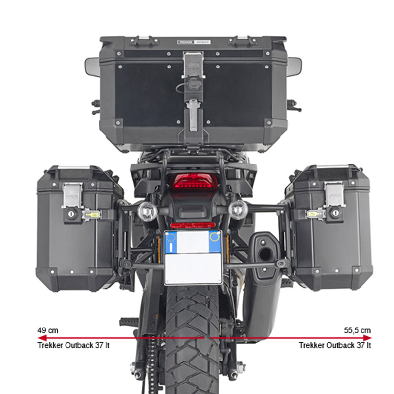 Βάσεις πλαϊνών βαλιτσών PLO8400CAM Pan America 1250 (21 > 23) Harley Davidson Givi