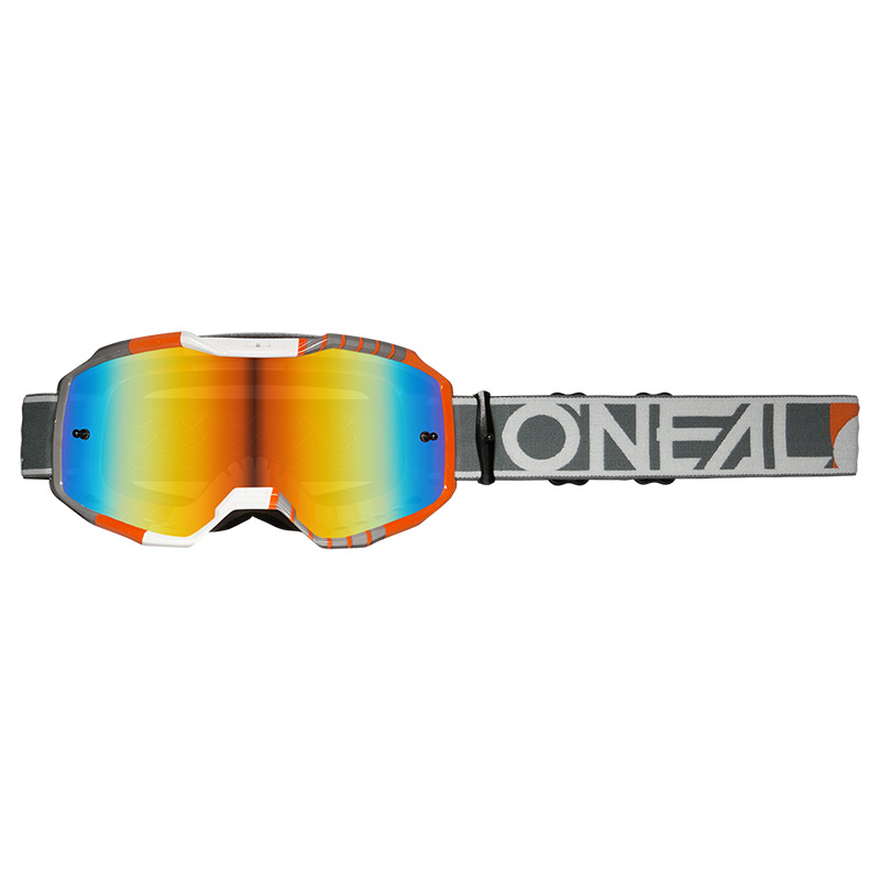 Μάσκα Oneal B-10 Duplex V.24 άσπρο/γκρι/πορτοκαλί
