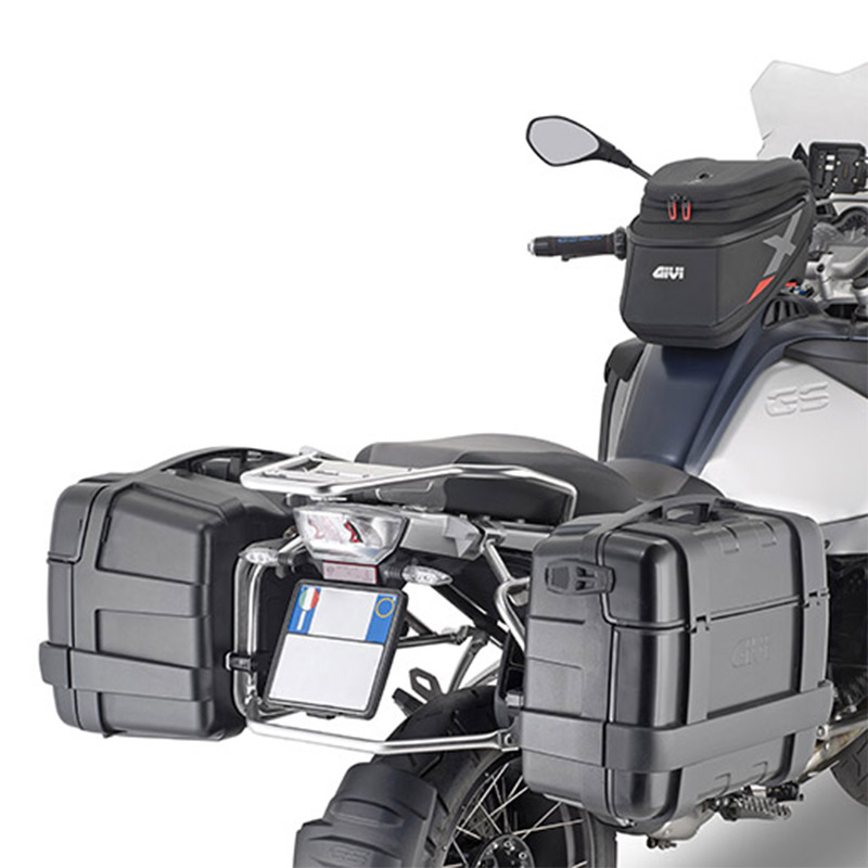 Βάσεις πλαϊνών βαλιτσών PL5112B_R1250GS (19-24) απο ανοξείδωτο χάλυβα για προσθήκη στις origina Bmw