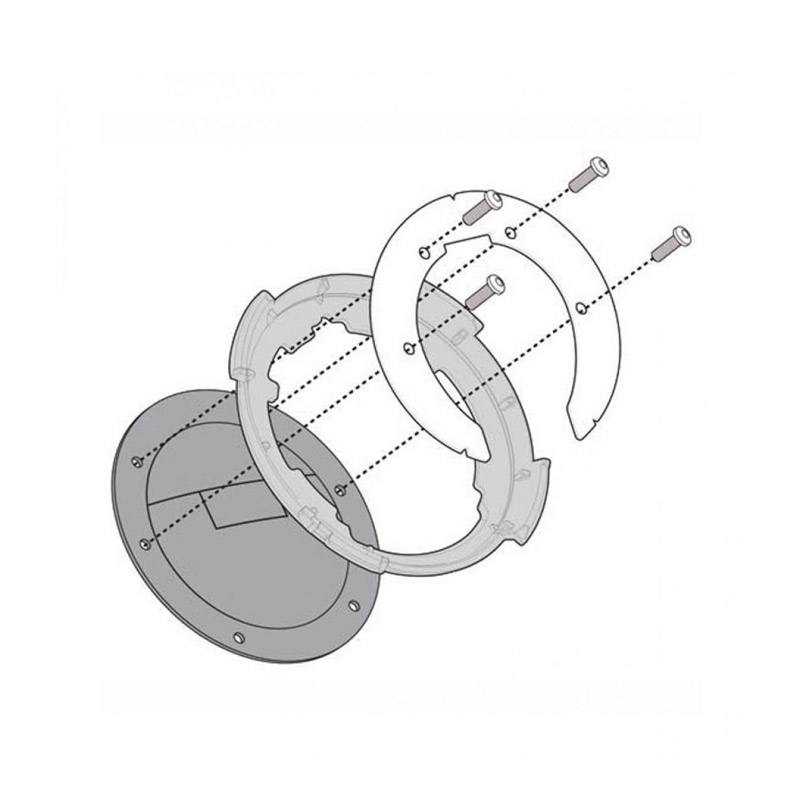 Σύστημα κλειδώματος BF81 σάκου στο ρεζερβουάρ Z 650 (20 > 23) GIVI