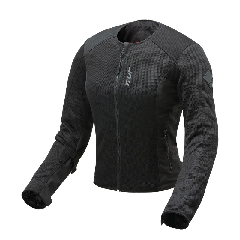 Tur Μπουφάν Μηχανής Airflow shield Lady EN 170924 Καλοκαιρινό μαύρο