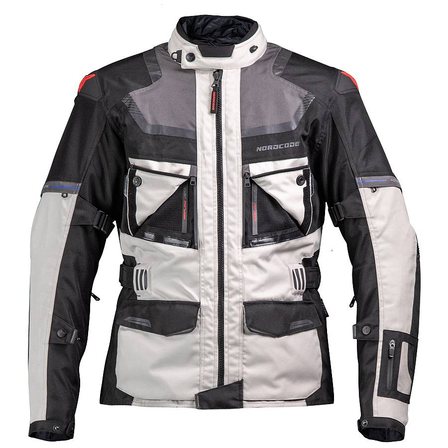 Nordcode Μπουφάν Μηχανής Adventure Evo 24 EN 17092 Ανδρικό 4 εποχών Light Γκρι-Μαύρο Nordcode Μπουφάν Μηχανής Adventure Evo 24 EN 17092 Ανδρικό 4 εποχών Light Γκρι-Μαύρο