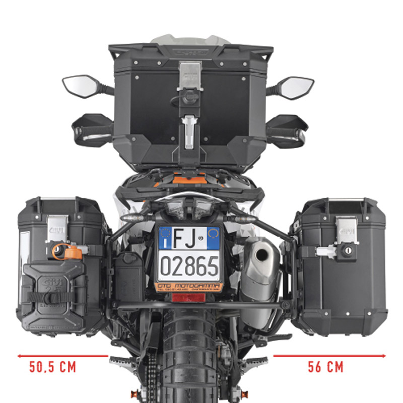 Βάσεις πλαϊνών βαλιτσών PLO7717CAM_890 SMT 2023  KTM Givi