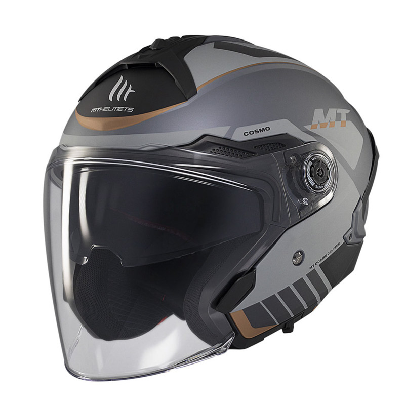 Κράνος MT Cosmo SV S ECE22.06 Cruiser γκρι C2