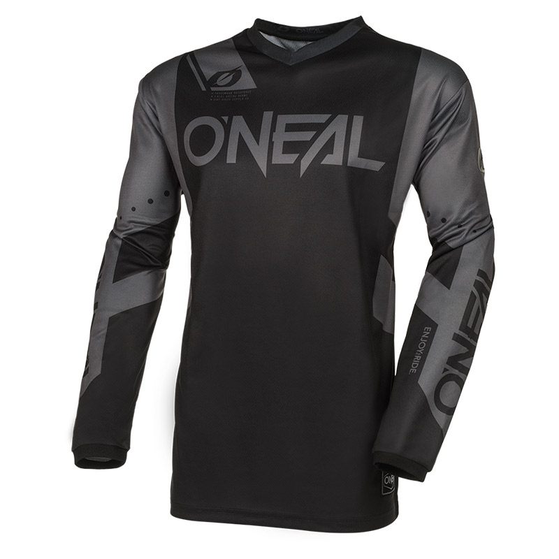 MX Μπλούζα Oneal Element Racewear V.24 μαύρο/γκρι