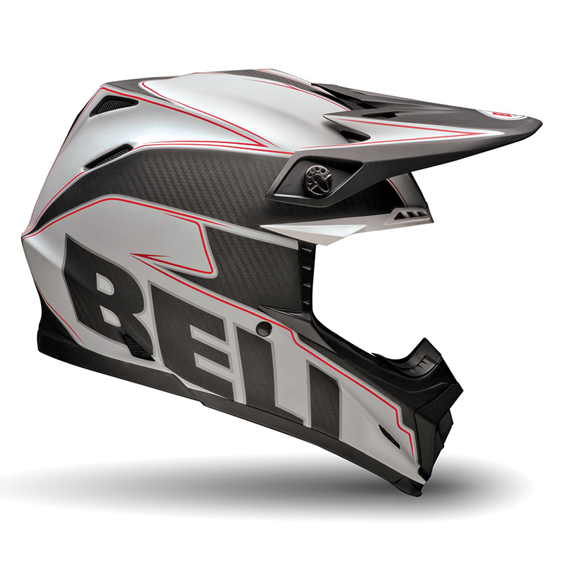 Κράνος Bell Moto-9 Emblem άσπρο