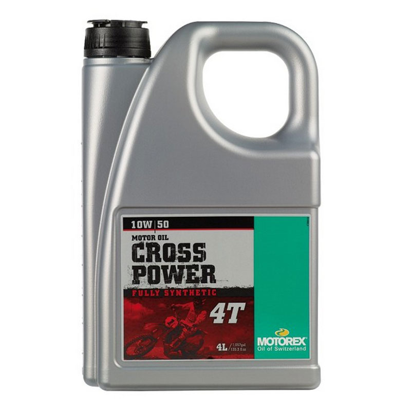 Λάδι 4T Cross Power 10W/50 Fully Synthetic, 4 Lt Motorex