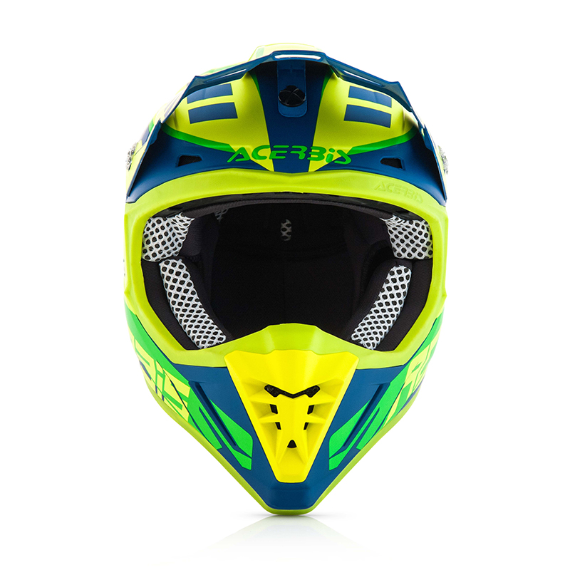 Κράνος Acerbis 22099.274 Skinviper fluo κίτρινο-μπλέ