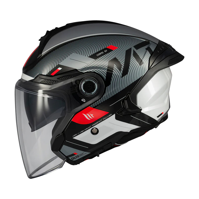 Κράνος MT Cosmo SV S ECE22.06 Silence μαύρο/γκρι gloss B2