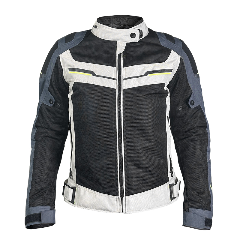 Nordcode Μπουφάν Μηχανής Escape insight/outside membran Καλοκαιρινό Γυναικείο Μαύρο/Γκρί/Μπλέ