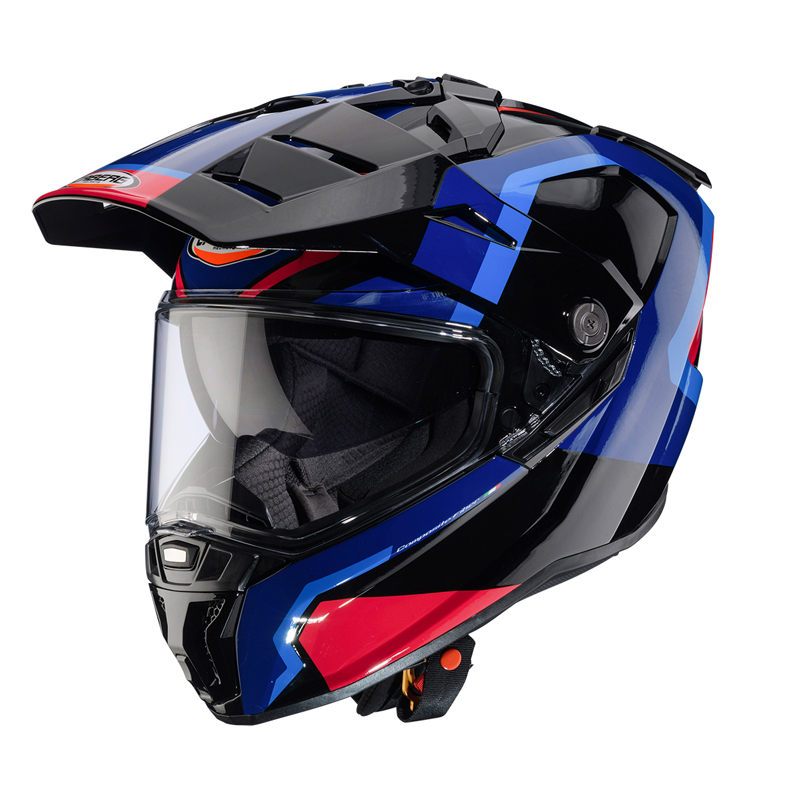 Κράνος Caberg Tanami Scram μαύρο/μπλε/κόκκινο