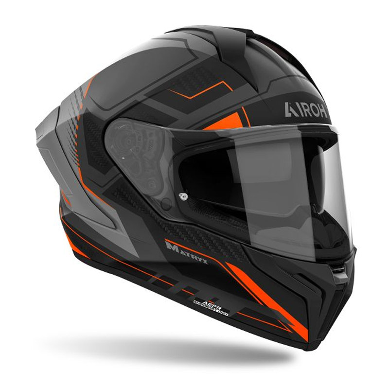 Κράνος Airoh Matryx ECE 22.06 Rocket πορτοκαλί matt Κράνος Airoh Matryx ECE 22.06 Rocket πορτοκαλί matt