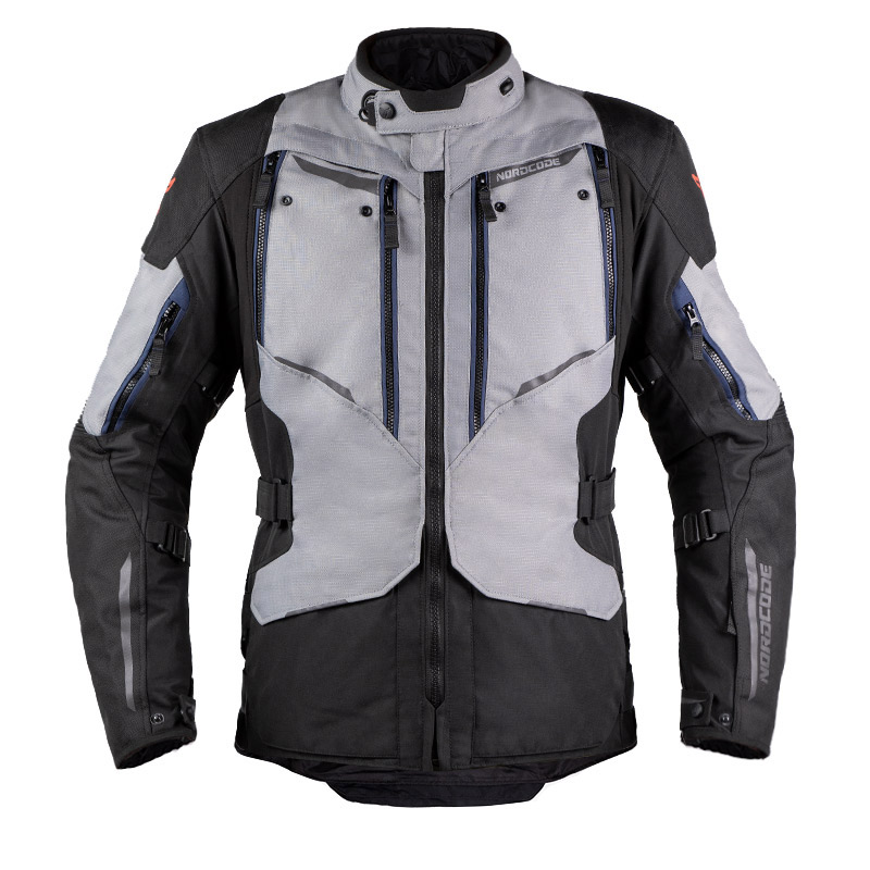 Nordcode Μπουφάν Μηχανής Odyssey Dark Grey-Black Ανδρικό 4-εποχών Oversize