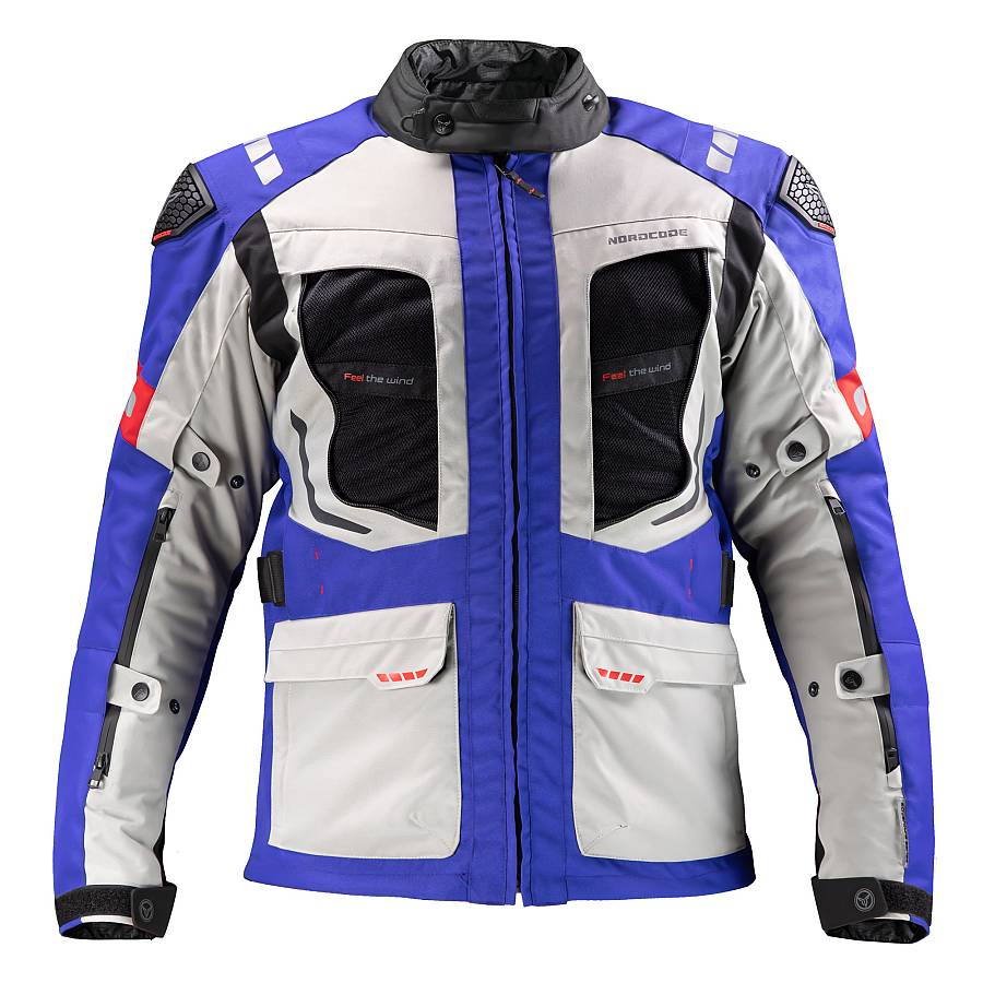 Μπουφάν Nordcode Dakar Evo II 4-εποχών oversize γκρι/μπλε