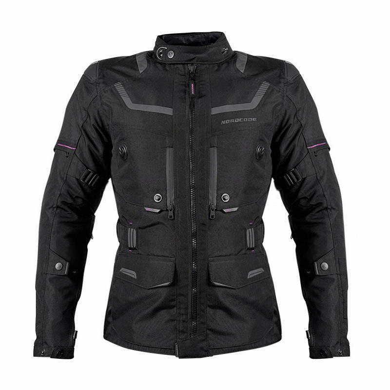 Nordcode Μπουφάν Μηχανής Adventure Evo 24 Γυναικείο 4 εποχών Μαύρο