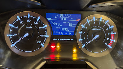 HONDA FORZA 350 ΜΑΥΡΟ 10.2024